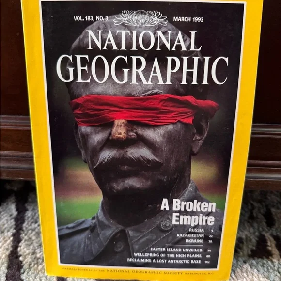 National Geographic Magazine Complete 1993 Issues with Maps and Special Edition - Picture 5 of 13
